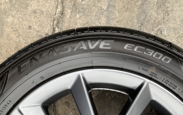 ล้อแม็กป้ายแดง Honda Civic FC 2019 ขอบ 16 สีเทากัน พร้อมยางป้ายแดง 215-55-16 Dunlop ปี 19 ใหม่ยกห้าง สวยกริ๊บ