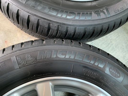 ล้อแม็ก Honda Brio ขอบ 14 พร้อมยาง 175-65-14 Michelin ปี 17