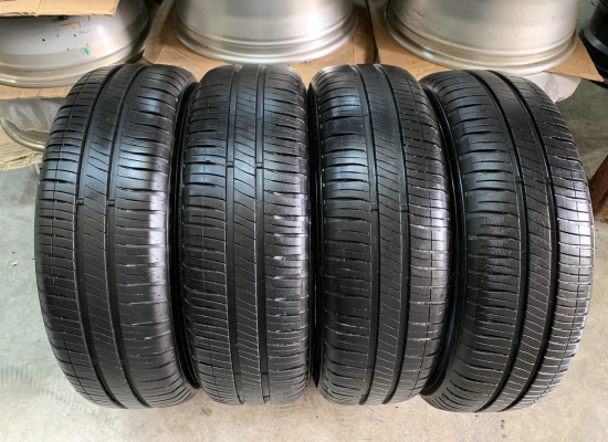 ล้อแม็ก Honda Brio ขอบ 14 พร้อมยาง 175-65-14 Michelin ปี 17