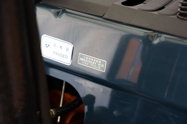 Toyota 7FGL15 ขนาดยก1.5 เสายกสูง3เมตร เครื่องยนต์เยนซิน ไม่เคยใช้งานในไทย