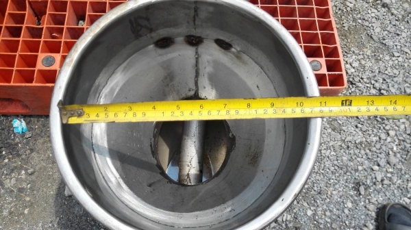 สกรูลำเลียงวัตถุดิบแบบสเตนเลส ห้องกลมยาว 120 cm ใบสกรูสเตนเลส 8” ปากท่อ เข้า-ออก 10” มอเตอร์ Mitsubishi 2 HP 380V งานสเตนเลสสภาพสวยพร้อมใช้ สกรูลำเลียงวัตถุดิบแบบสเตนเลส ห้องกลมยาว 120 cm ใบสกรูสเตนเลส 8” ปากท่อ เข้า-ออก 10” มอเตอร์ Mitsubishi 2 HP 380V งานสเตนเลสสภาพสวยพร้อมใช้