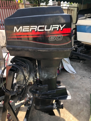 ขาย เครื่องเรือ MERCURY 60 แรง ไฟไม่ออกขายตามสภาพ ราคา 25,000