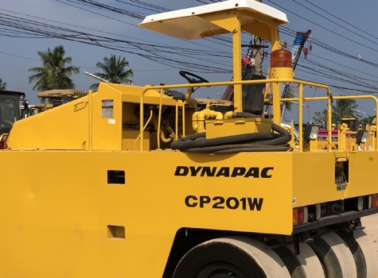ขายรถบด 7 ล้อ DYNAPAC CP201W นำเข้าเองจากญี่ปุ่น สภาพสวยพร้อมใช้ มีVDOการทำงานครับ