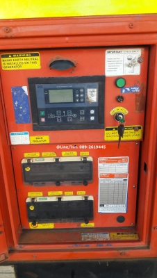 ขายเครื่องปั่นไฟขนาด 20 KVA. ยี่ห้อ PROMAC รุ่น S20KS สามารถผลิตกระแสไฟฟ้าได้ทั้งไฟ 1 เฟส 220-240V. และ ไฟ 3 เฟส 380-400V. เชื้อเพลิงดิเซล เครื่องยนต์ดีเซลขนาด 4 สูบ สินค้าเดิมๆเก่านอก ทดสอบแล้วใช้งานได้จริง