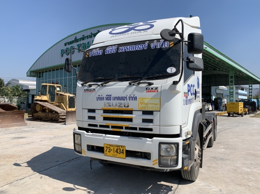 เจ้าของขายเอง - ขายหัวลาก ISUZU GXZ360 ปี 2555 รถมือเดียวออกห้าง รถไม่เคยชนมาก่อน สภาพสวยมาก เดิม ๆ 