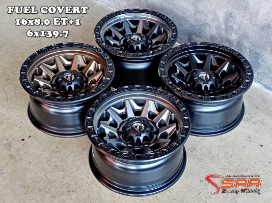 FUEL COVERT ขอบ16 ET+1 6x139.7 มีด้วยกัน 4สี FUEL COVERT ขอบ16 ET+1 6x139.7 มีด้วยกัน 4สี