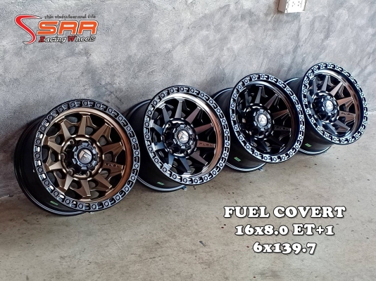 FUEL COVERT ขอบ16 ET+1 6x139.7 มีด้วยกัน 4สี FUEL COVERT ขอบ16 ET+1 6x139.7 มีด้วยกัน 4สี
