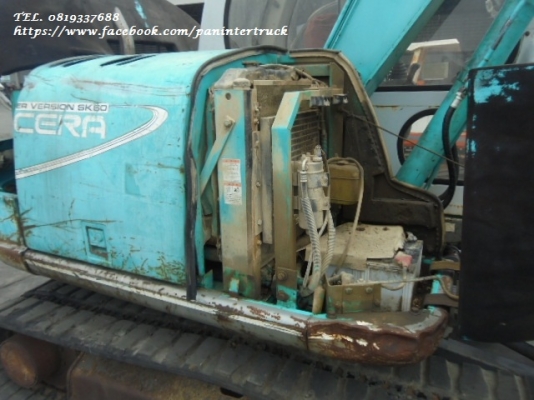 BIG SALE !!FROM JAPAN รถขุด KOBELCO SK60-2 (มาร์คไฟท์) คอนโทรลน้ำมัน ,ปั๊มนิ้ว, ใบมีดดัน ,มีเก๋ง , มีเอกสารแจ้งจำหน่าย