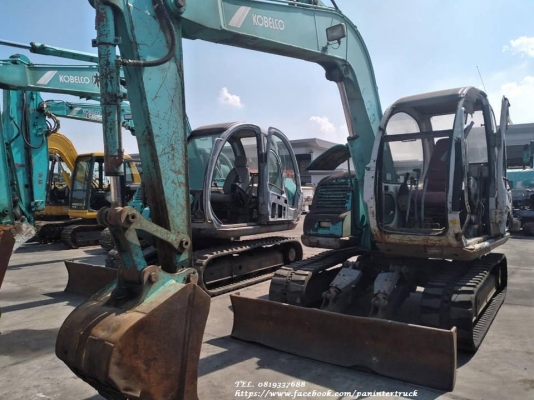 BIG SALE !!FROM JAPAN รถขุด KOBELCO SK60-2 (มาร์คไฟท์) คอนโทรลน้ำมัน ,ปั๊มนิ้ว, ใบมีดดัน ,มีเก๋ง , มีเอกสารแจ้งจำหน่าย