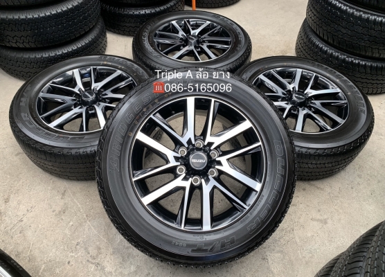 แม็กป้ายแดง ISUZU D-max Hi-lander STEALTH รุ่นพิเศษ ขอบ 18 พร้อมยาง 255-60-18 Bridgestone ปี 16 สวยๆ