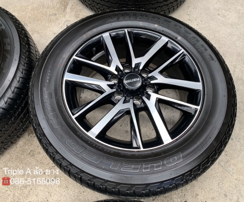 แม็กป้ายแดง ISUZU D-max Hi-lander STEALTH รุ่นพิเศษ ขอบ 18 พร้อมยาง 255-60-18 Bridgestone ปี 16 สวยๆ แม็กป้ายแดง ISUZU D-max Hi-lander STEALTH รุ่นพิเศษ ขอบ 18 พร้อมยาง 255-60-18 Bridgestone ปี 16 สวยๆ