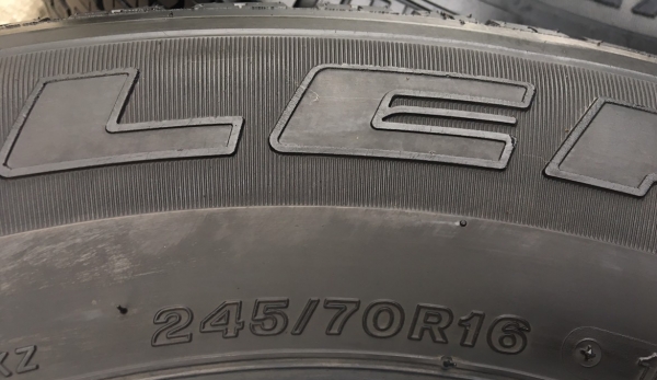 ล้อแม็ก ISUZU D-Max All New ขอบ 16 แถมยาง 245-70-16 Bridgestone ปี 15