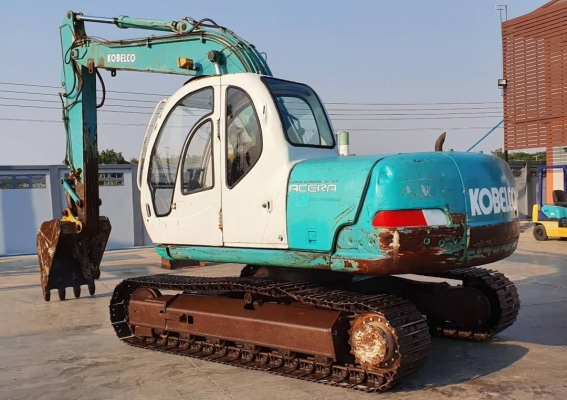 ขายด่วนราคาพิเศษ650,000บาทหกแสนห้าหมื่นบาทถ้วนรถแบคโฮKOBELCO-SK120MARK5มาร์ไฟร์รถนอกเพิ่งนำเข้ามาใหม่ยังไม่เคยใช้งานในเมืองไทยเลย