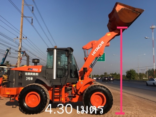 ขายรถตักล้อยาง HITACHI ZW180 ปี 2013 แขนยาวพิเศษ นำเข้าจากญี่ปุ่น สภาพสวยพร้อมใช้