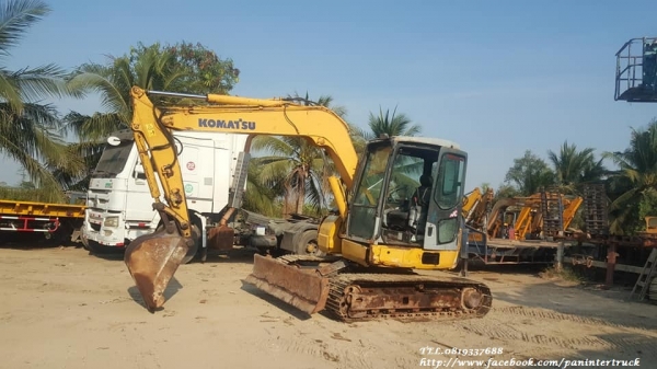 Shock SALE !!ลดกระหน่ำ*รถขุด KOMATSU PC78US-6NO คอนโทรลน้ำมัน ,ปั๊มนิ้ว ,แทรคเหล็ก ,ใบมีดดัน ,มีเก๋ง ,มีลายหัวเจาะ