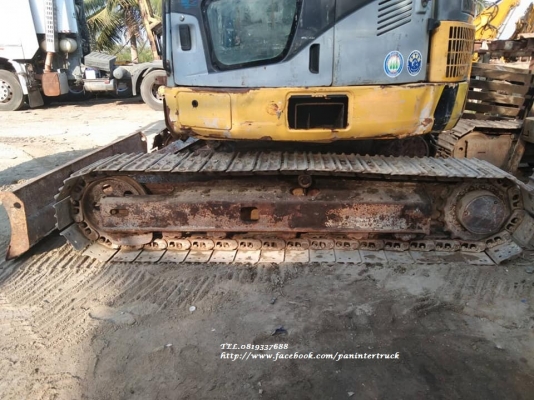 Shock SALE !!ลดกระหน่ำ*รถขุด KOMATSU PC78US-6NO คอนโทรลน้ำมัน ,ปั๊มนิ้ว ,แทรคเหล็ก ,ใบมีดดัน ,มีเก๋ง ,มีลายหัวเจาะ