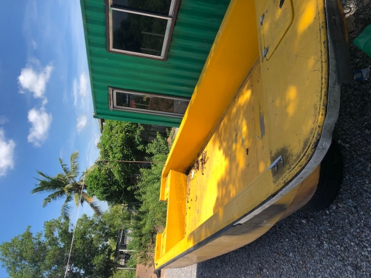 ขาย เรือไฟเบอร์ท้องแบน 6.40x2.20 เมตร ราคา35,000