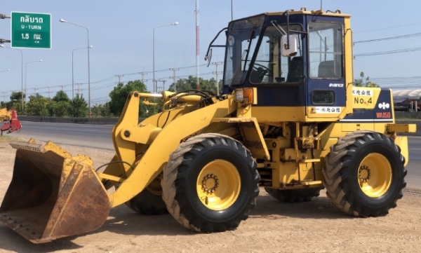 ขายรถตักล้อยาง KOMATSU WA150-1 นำเข้าเองจากญี่ปุ่น สภาพสวยพร้อมใช้ มีVDOการทำงานครับ