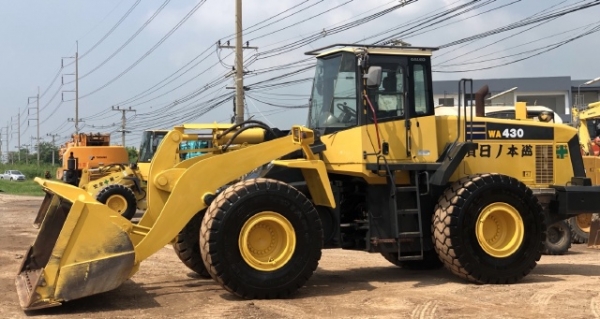 ขายรถตักล้อยาง KOMATSU WA430-5 นำเข้าเองจากญี่ปุ่น สภาพสวยพร้อมใช้งาน มีVDOการทำงานครับ
