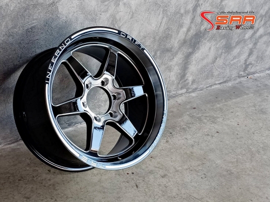 INFERNO SJI 4125 ขอบ18 ET+25 6x139.7 วงละ 4,750 บาท