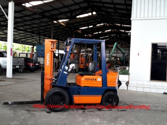 TOYOTA ขายรถยก 2.5 ตัน รถนอกนำเข้าเองจากญี่ปุ่น MADE IN JAPAN