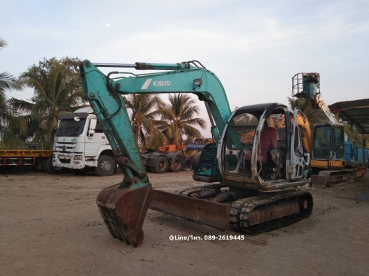 ขายรถขุด KOBELCO SK60-2 เครื่องยนต์ISUZU-4JB1 คอนโทรลน้ำมัน ปั๊มนิ้ว แทรคยาง ,รถเดิมๆเก่านอก มีเอกสาร