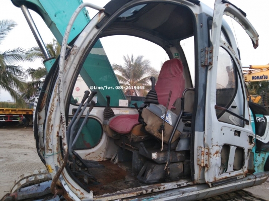 ขายรถขุด KOBELCO SK60-2 เครื่องยนต์ISUZU-4JB1 คอนโทรลน้ำมัน ปั๊มนิ้ว แทรคยาง ,รถเดิมๆเก่านอก มีเอกสาร