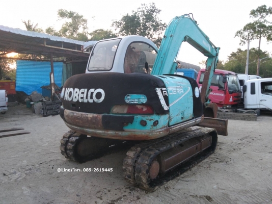 ขายรถขุด KOBELCO SK60-2 เครื่องยนต์ISUZU-4JB1 คอนโทรลน้ำมัน ปั๊มนิ้ว แทรคยาง ,รถเดิมๆเก่านอก มีเอกสาร