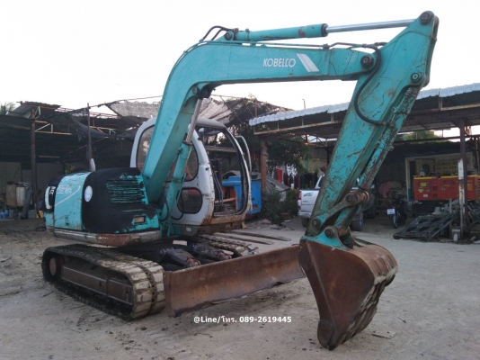 ขายรถขุด KOBELCO SK60-2 เครื่องยนต์ISUZU-4JB1 คอนโทรลน้ำมัน ปั๊มนิ้ว แทรคยาง ,รถเดิมๆเก่านอก มีเอกสาร