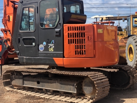 ขายรถขุด HITACHI ZX75US-3 ปี 2010 หัวกระแทก นำเข้าเองจากญี่ปุ่น สภาพพร้อมใช้ มีVDOการทำงานครับ