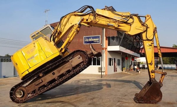 ขายด่วนราคาพิเศษ485,000บาทรถแบคโฮซูมิโตโม่SH120เทียบเท่าPC120รถนอกเพิ่งนำเข้ามาใหม่ยังไม่เคยใช้งานในเมืองไทยเลย