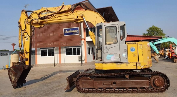 ขายด่วนราคาพิเศษ485,000บาทรถแบคโฮซูมิโตโม่SH120เทียบเท่าPC120รถนอกเพิ่งนำเข้ามาใหม่ยังไม่เคยใช้งานในเมืองไทยเลย