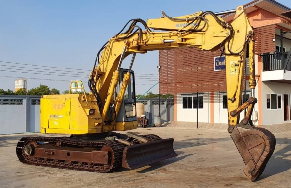 ขายด่วนราคาพิเศษ485,000บาทรถแบคโฮซูมิโตโม่SH120เทียบเท่าPC120รถนอกเพิ่งนำเข้ามาใหม่ยังไม่เคยใช้งานในเมืองไทยเลย