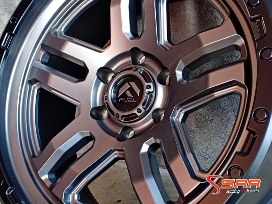 FUEL AMMO D701 ขอบ20 ET+1 6x139.7 MATTE ANTHRACITE/BLACK RING