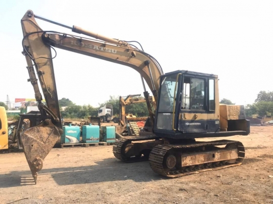 ขายถูก 255,000 KOMATSU pc 100 รุ่น 3 พร้อมลายหัวเจาะ เครื่องเดิมดี  ปั้มแรง โช่หนา เอวแน่น สภาพพร้อมใช้ สนใจ   ปทุมธานี  สามโคก ขายถูก 255,000  064-191-1112