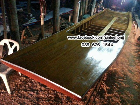 ขายเรือไม้ ต่อใหม่ ยาว 12 เมตร