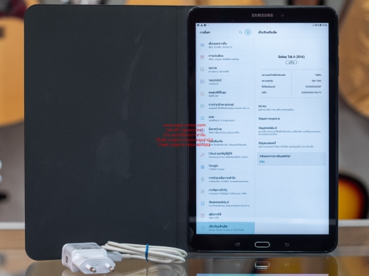 Samsung Galaxy TAB A 10.1 นิ้ว 2016 SM-T585 สภาพใหม่ มีที่ชาร์ท และปลอก Samsung Galaxy TAB A 10.1 นิ้ว 2016 SM-T585 สภาพใหม่ มีที่ชาร์ท และปลอก