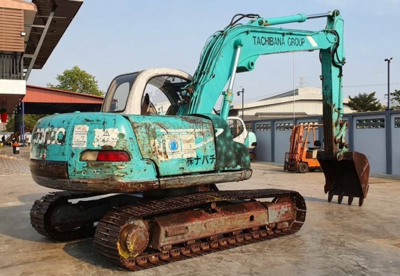 ขายด่วนราคาพิเศษ650,000บาทหกแสนห้าหมื่นบาทถ้วนรถแบคโฮKOBELCO-SK120MARK5มาร์ไฟร์รถนอกเพิ่งนำเข้ามาใหม่ยังไม่เคยใช้งานในเมืองไทยเลย