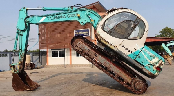 ขายด่วนราคาพิเศษ650,000บาทหกแสนห้าหมื่นบาทถ้วนรถแบคโฮKOBELCO-SK120MARK5มาร์ไฟร์รถนอกเพิ่งนำเข้ามาใหม่ยังไม่เคยใช้งานในเมืองไทยเลย
