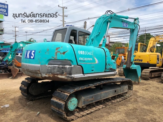 ขายแบคโฮ นำเข้า โกเบ SK120 mark V super มาร์คไฟว์ซุปเปอร์ นำเข้าเองโดยตรงจากญี่ปุ่น รถสวยพร้อมใช้ โทร 081-8581834