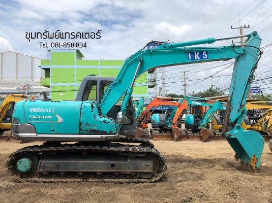 ขายแบคโฮ นำเข้า โกเบ SK120 mark V super มาร์คไฟว์ซุปเปอร์ นำเข้าเองโดยตรงจากญี่ปุ่น รถสวยพร้อมใช้ โทร 081-8581834