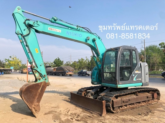ขายแบคโฮ โกเบ KOBELCO SK125R-2 เก่าญี่ปุ่น ผานดัน แทรกเหล็กเกี๊ยยาง นำเข้าเองโดยตรงจากญี่ปุ่น โทร 081-8581834