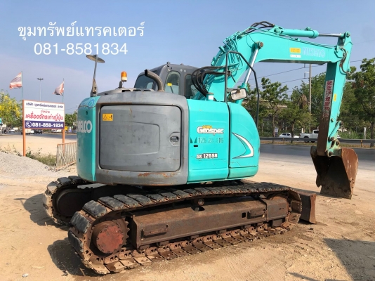 ขายแบคโฮ โกเบ KOBELCO SK125R-2 เก่าญี่ปุ่น ผานดัน แทรกเหล็กเกี๊ยยาง นำเข้าเองโดยตรงจากญี่ปุ่น โทร 081-8581834