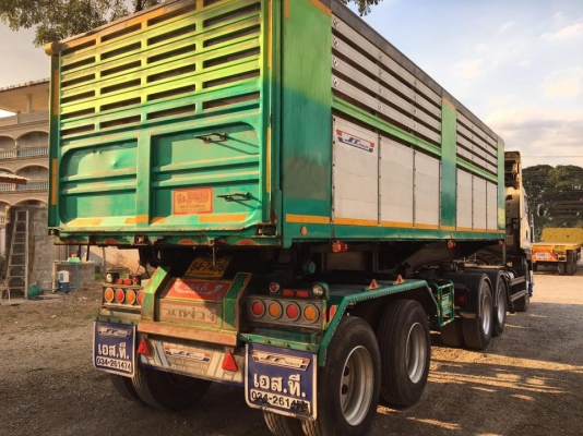 Isuzu 360 ปี 57 สิบล้อหัวลากพร้อมหางเซมิดัมพ์ อู่เอสที ยาว 7 เมตร ปี 61 บรรทุกได้ 29 ตัน พร้อมใช้งาน