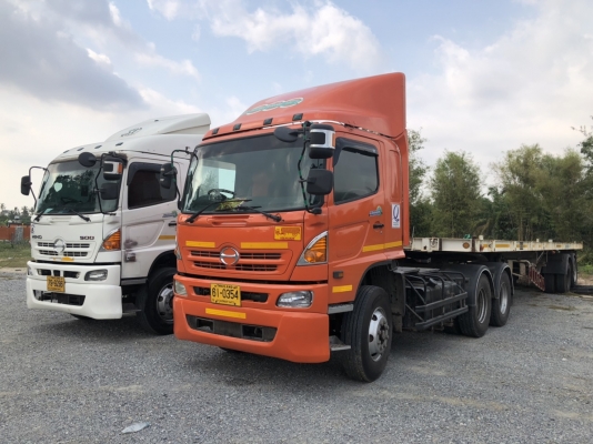 ​Hino 380 แรง ปี 55,56 สิบล้อหัวลากพร้อมหางพนัส 2 เพลา ปี 53 รถสวยเดิมๆ