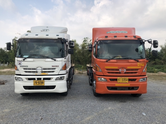 Hino 380 แรง ปี 55,56 สิบล้อหัวลากพร้อมหางพนัส 2 เพลา ปี 53 รถสวยเดิมๆ Hino 380 แรง ปี 55,56 สิบล้อหัวลากพร้อมหางพนัส 2 เพลา ปี 53 รถสวยเดิมๆ