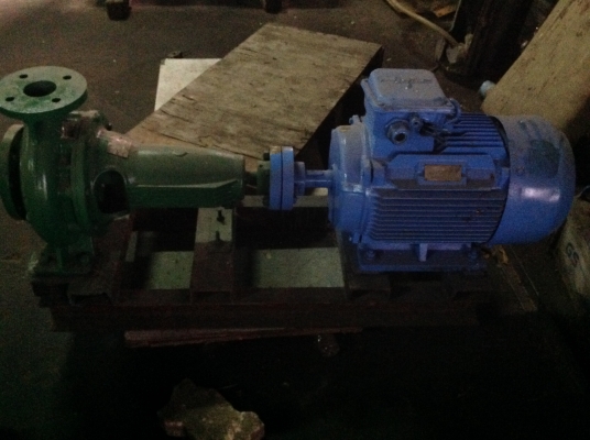 ขายปั้มหอยโข่ง มอเตอร์ 20 แรง พร้อมใช้งาน