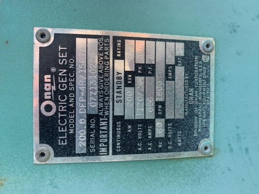 ขายเครื่องปั่นไฟจากอเมริกา