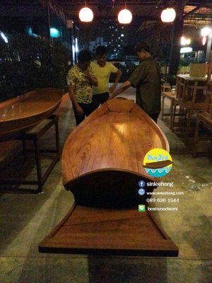 เรือขายก๋วยเตี๋ยว เรือไม้สัก ยาว 3 เมตร (ส่งทั่วประเทศ) เรือขายก๋วยเตี๋ยว เรือไม้สัก ยาว 3 เมตร (ส่งทั่วประเทศ)
