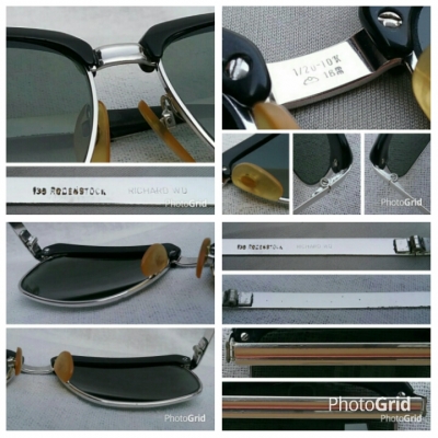 แว่นตาเทพเจ้าของชาวเยอรมัน ทองขาว (White Gold Filled) 10 K ทศวรรษที่ &#039;60s ล้ำค่า ! สภาพวินเทจใช